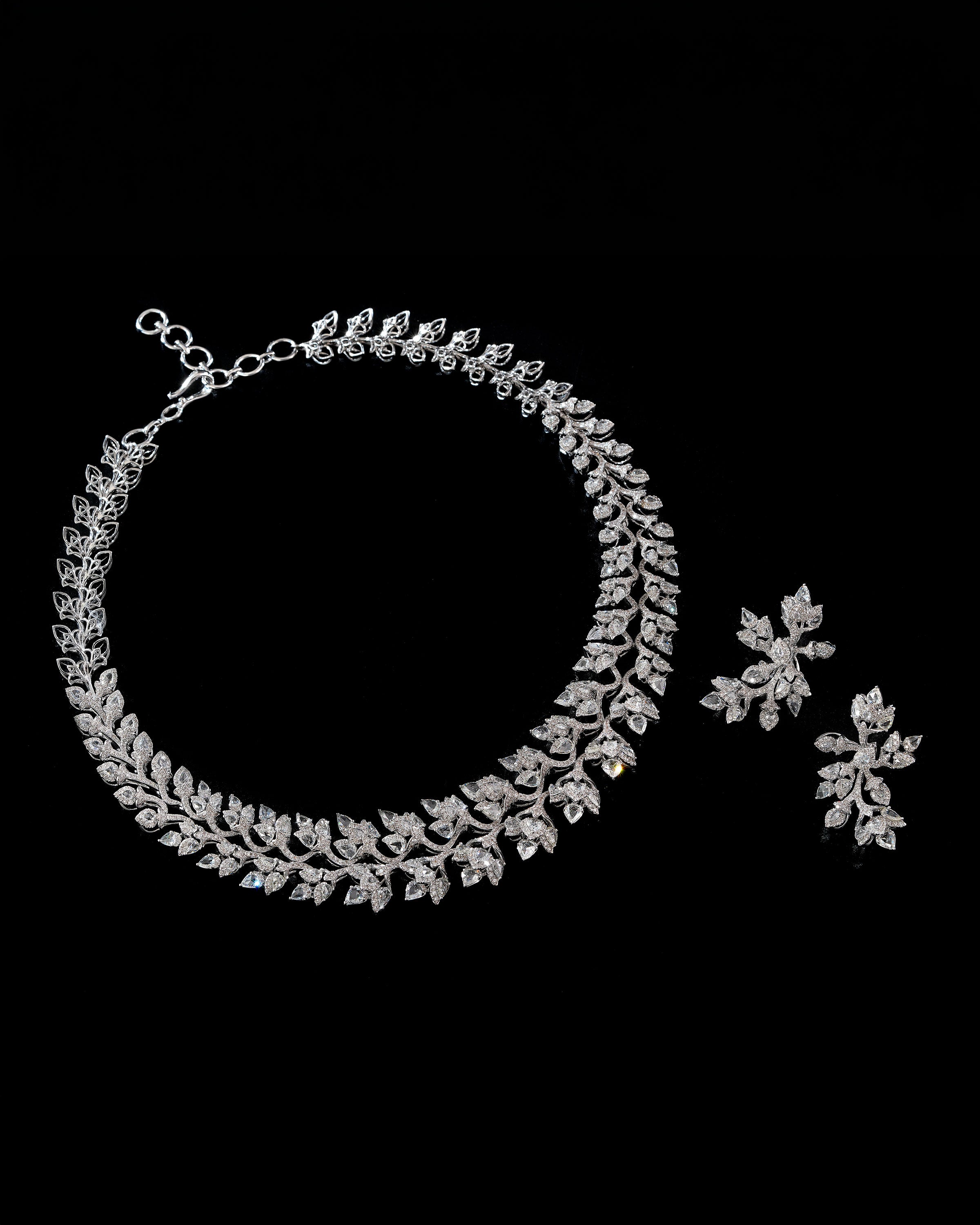 Diamond Symphony Necklace & Diamond Symphony Earrings