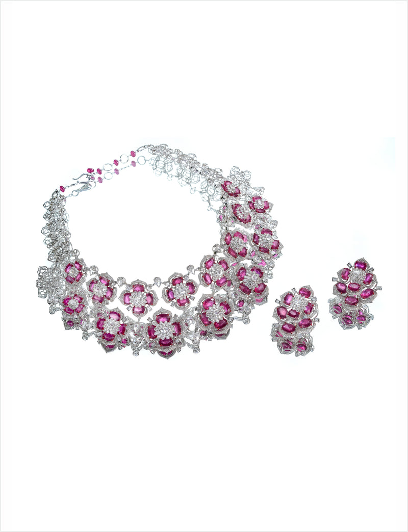 The Rosette Cascade Collar