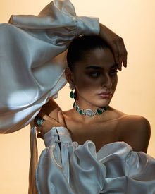 The Emerald Cascade Ring