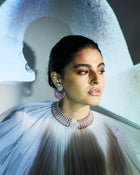 Crimson Radiance Ruby Diamond Studs