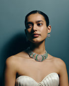 Verdant Majesty Zambian Emerald Diamond Necklace