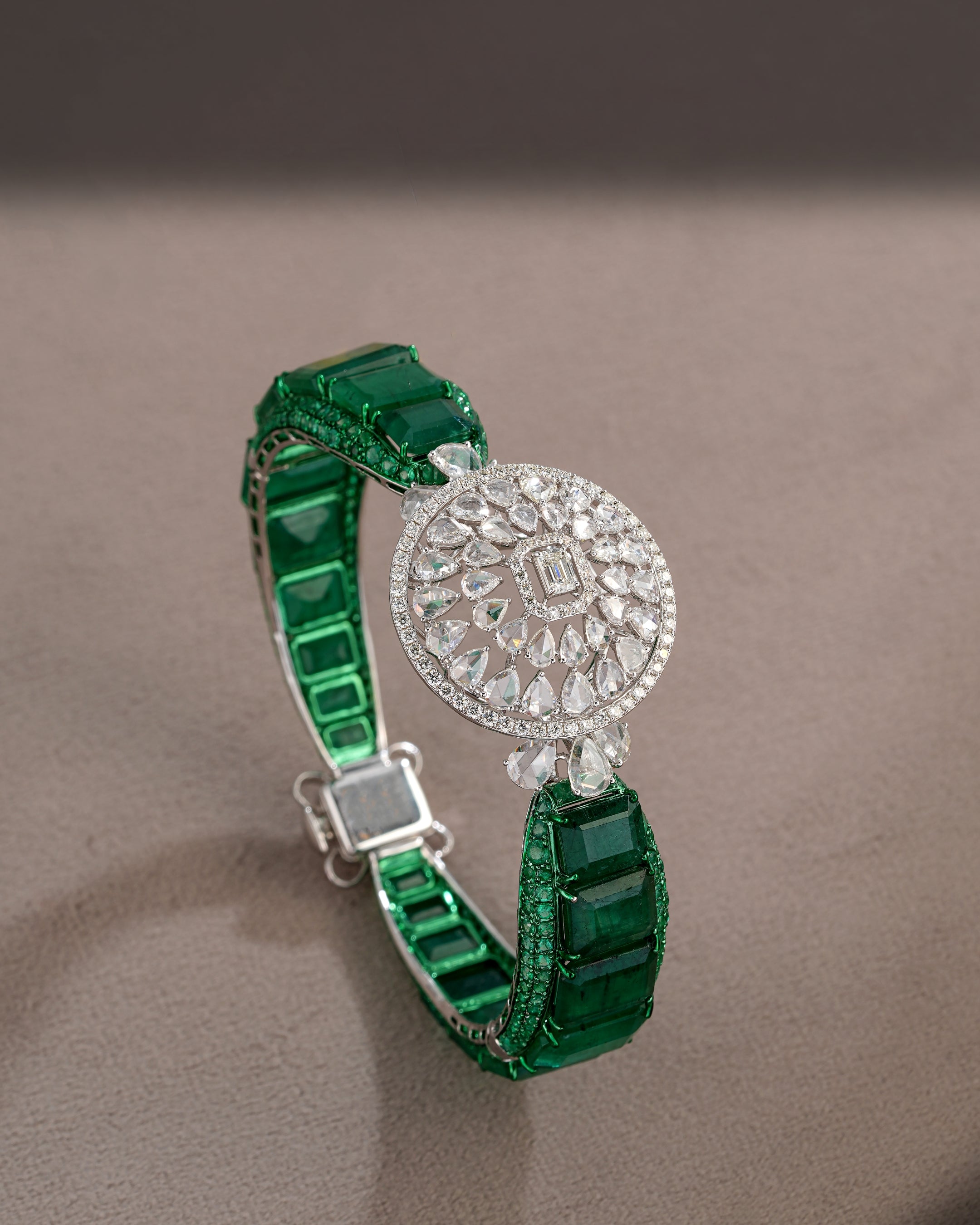 The Emerald Axis Cuff