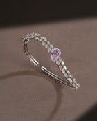 The Kunzite Halo Cuff