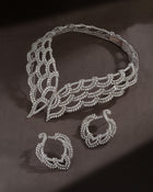 Classic Silhouette Diamond Collar Necklace