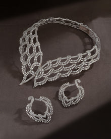 Classic Silhouette Diamond Collar Necklace