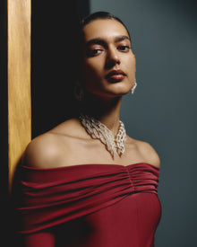 Classic Silhouette Diamond Collar Necklace