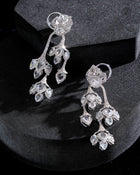 The Elanis Pavé Diamond necklace & The Elanis Pavé Spirals