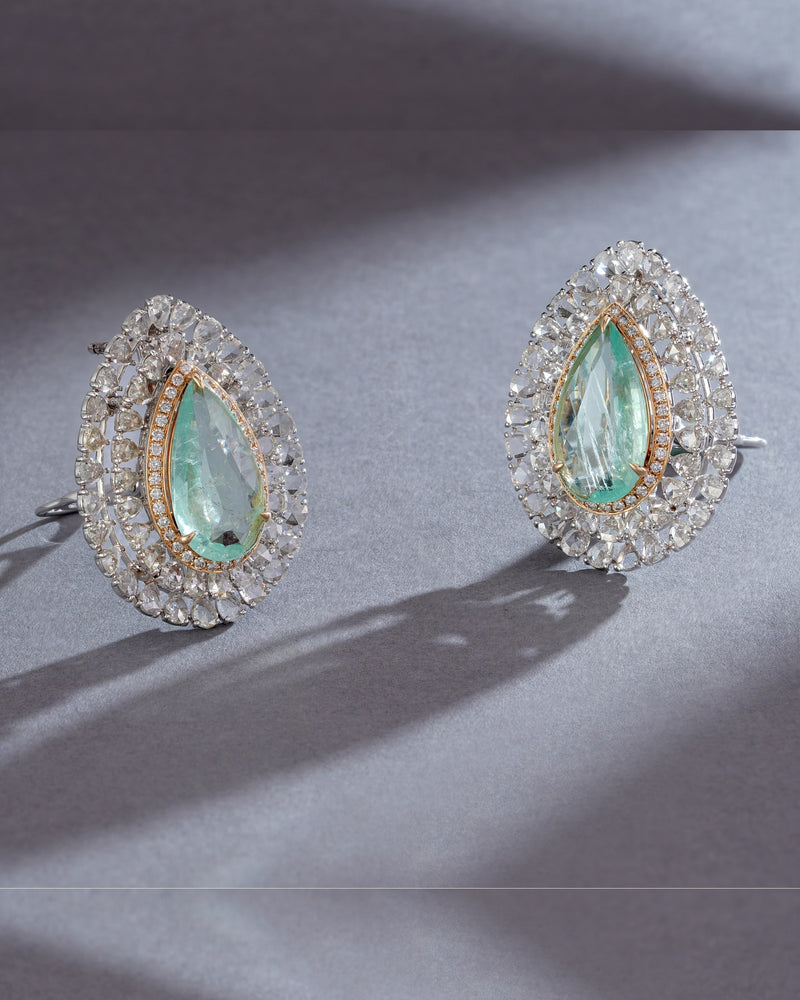 Aurora Feuille Emeralds