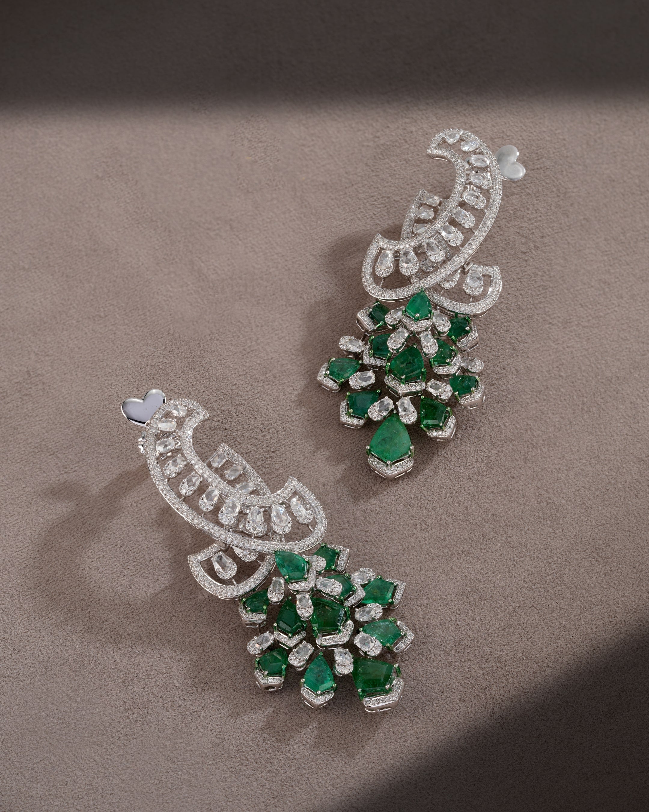 Verdant Bloom Emerald & Diamond Drops