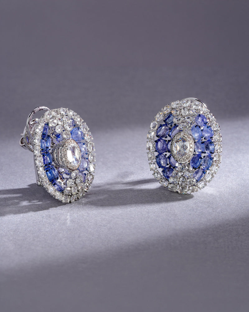 Tanzanite Halo Serenade