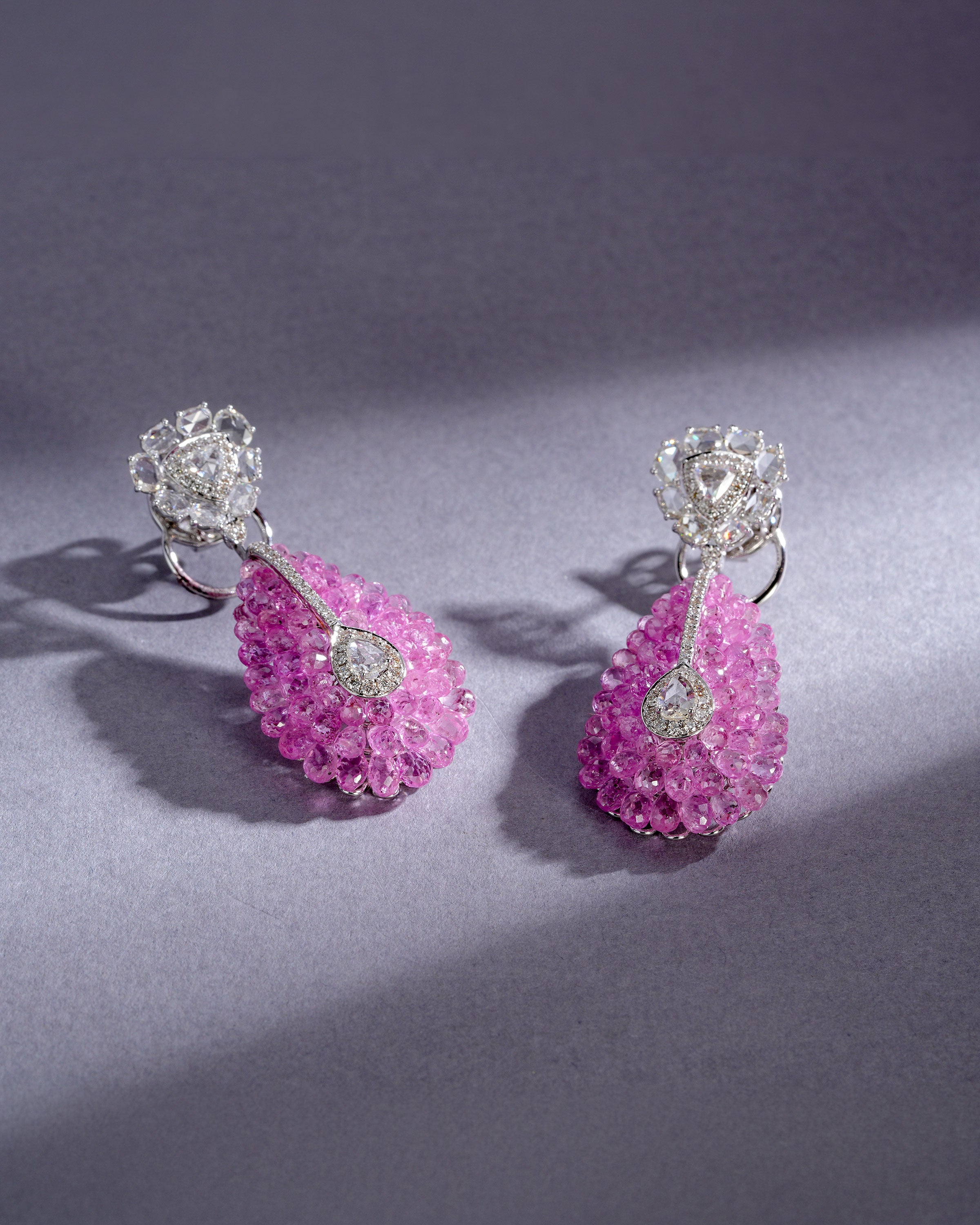 Rosette Pink Sapphire Oval Elegance