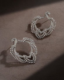 Pearl Whisper Diamond Earrings