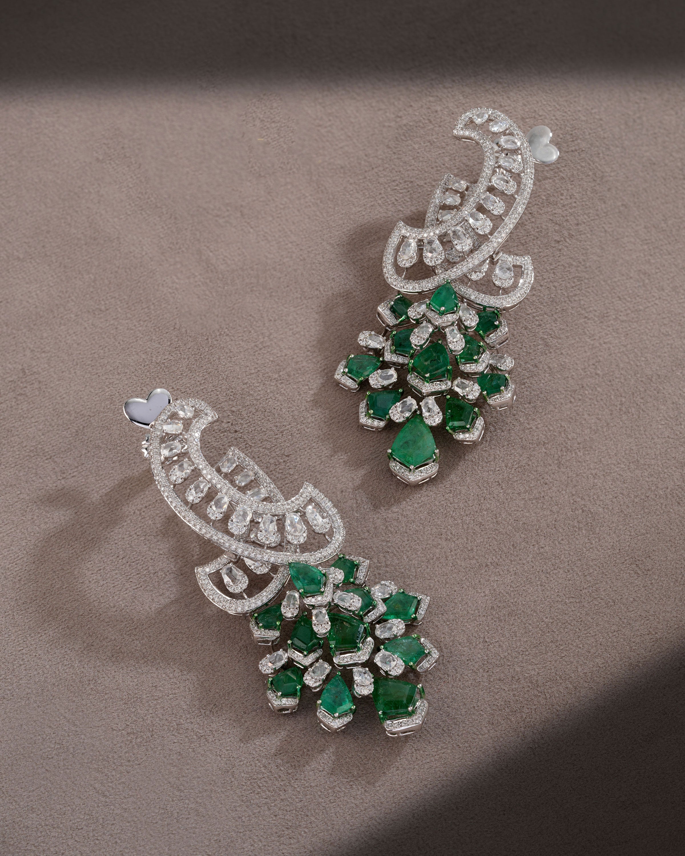 Verdant Bloom Emerald & Diamond Drops