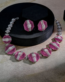 Rosalia Saphira Necklace & Rosalia Saphira Earrings