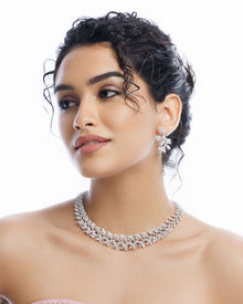 Diamond Symphony Necklace & Diamond Symphony Earrings