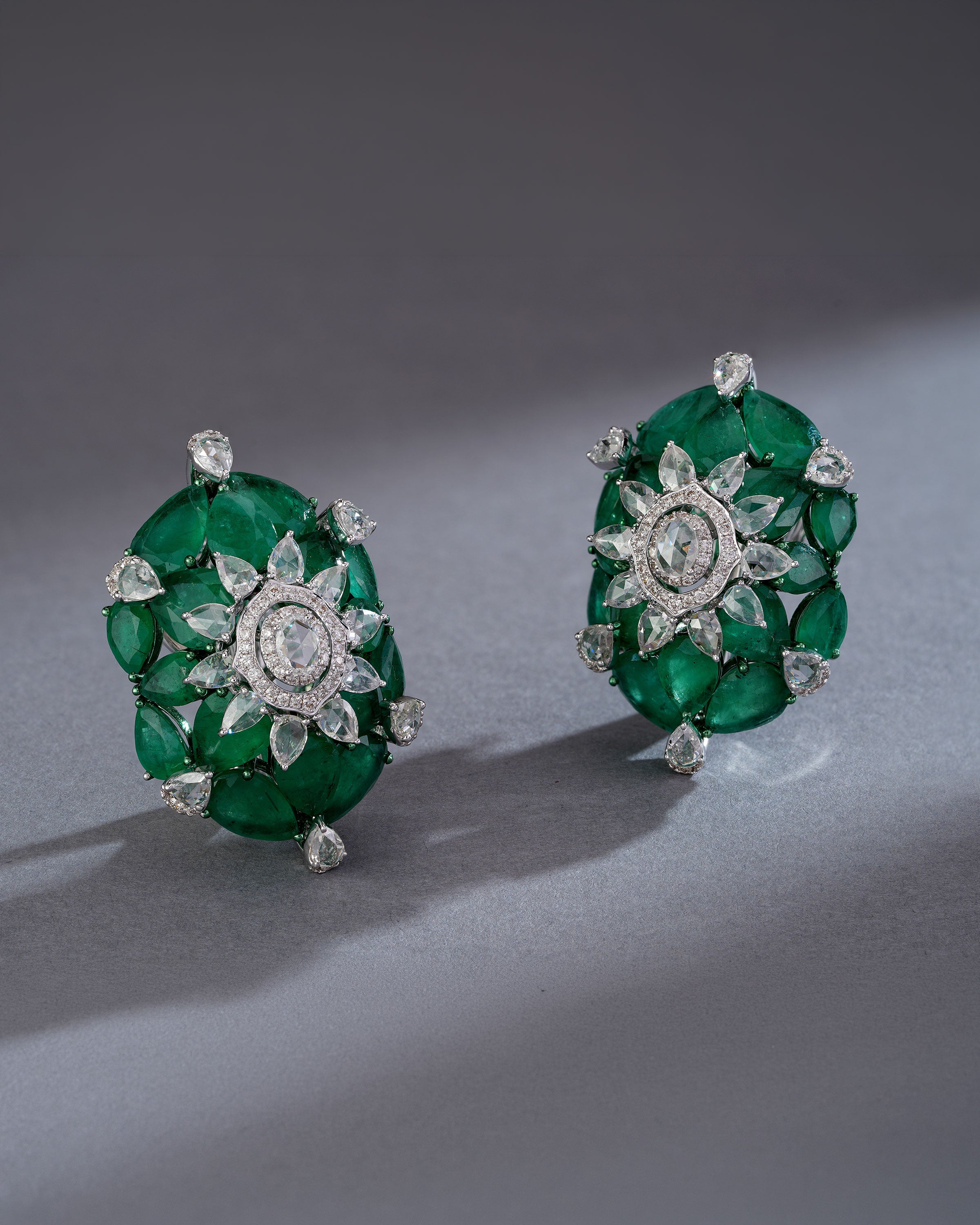 Green Monarch Zambian Emerald Stud