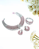 Imperial Ruby Crest Diamond Necklace