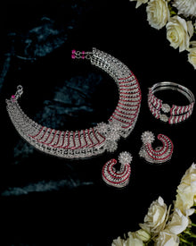 Imperial Ruby Crest Diamond Necklace
