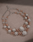 Regal Halo Diamond Necklace (Upper)