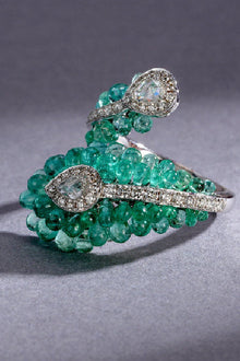 The Emerald Cascade Ring