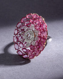 The Sorelle Pink Sapphire Band