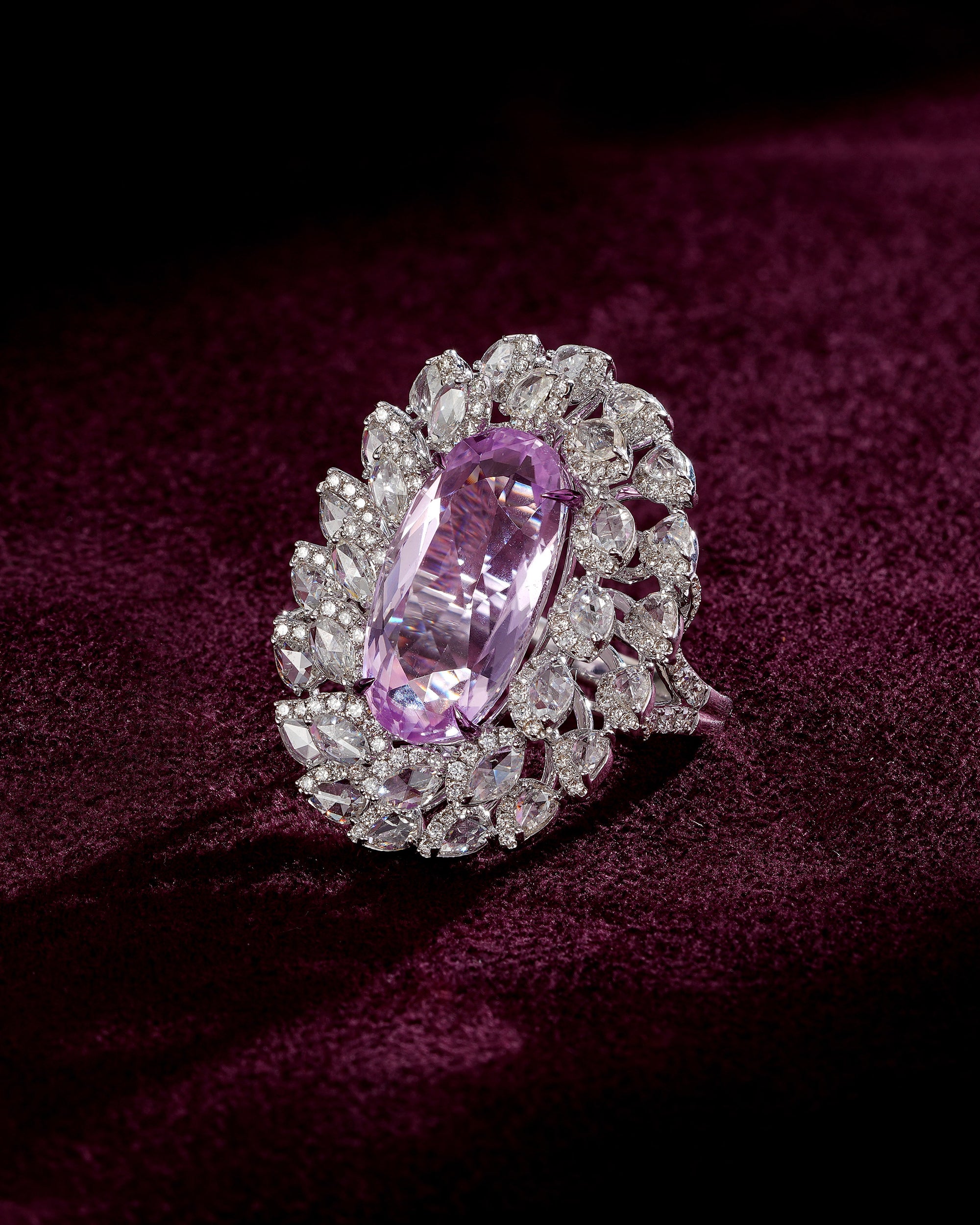 The Elvienne Amethyst Halo