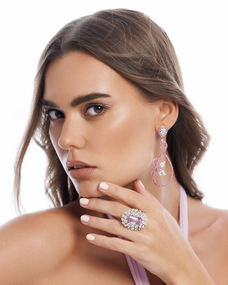 The Elvienne Amethyst Halo