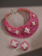Pink Tourmaline Grandeur Statement Necklace