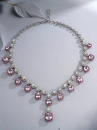Morganite & Sapphire Spark Diamond Necklace
