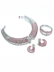 Imperial Ruby Crest Diamond Necklace