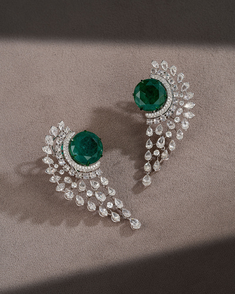 Verdant Gleam Zambian Emerald Drops