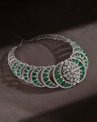 Verdant Majesty Zambian Emerald Diamond Necklace